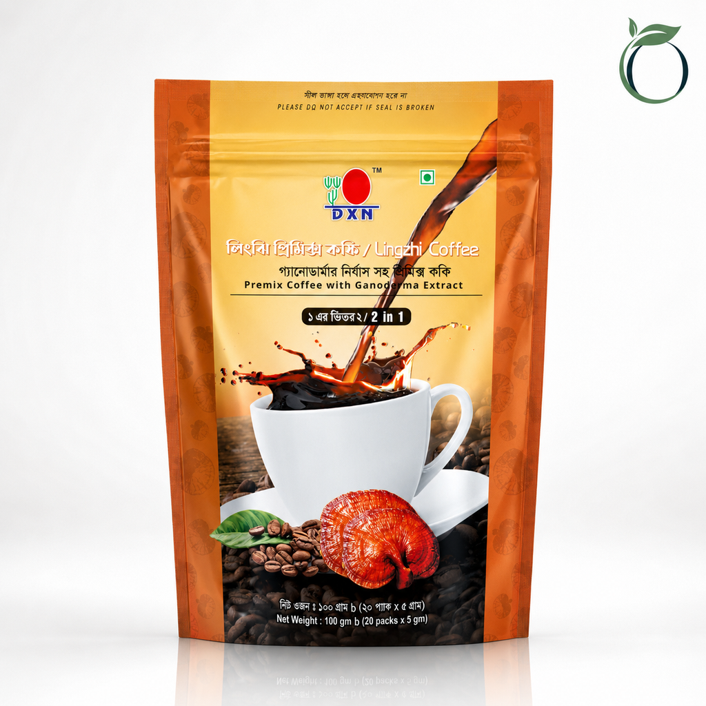 DXN Lingzhi Black Coffee Ganoderma Instant Coffee 20 Sachets