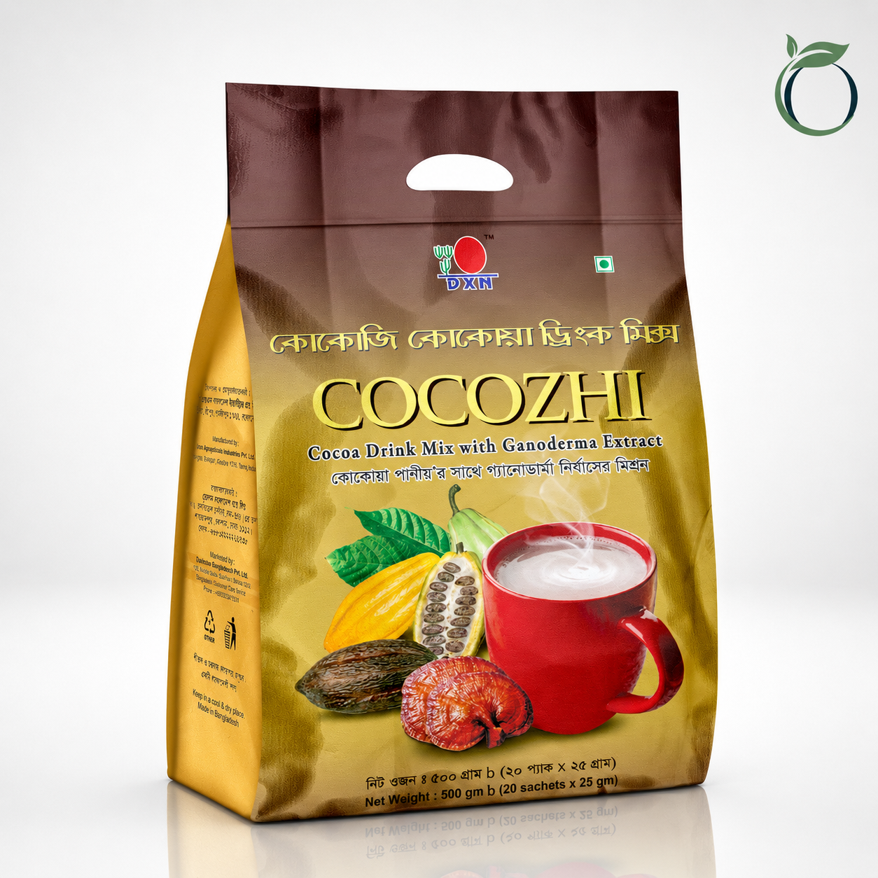 DXN Cocozhi Cocoa Drink Mix with Ganoderma Extract 500g Pack