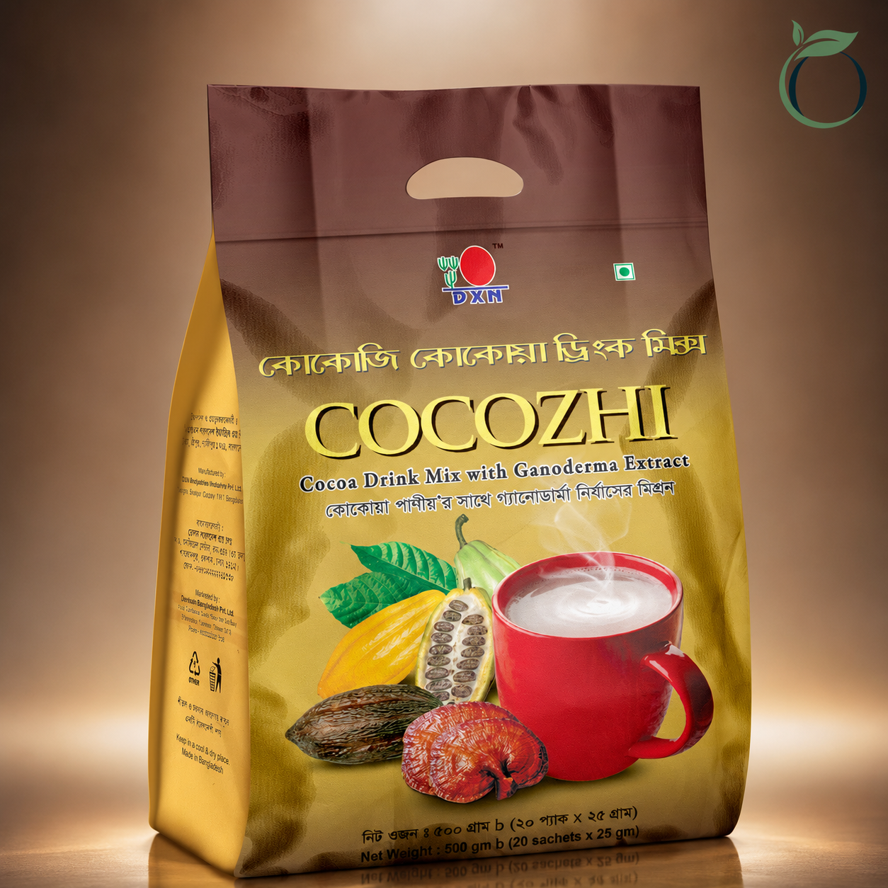 DXN Cocozhi Cocoa Drink Mix with Ganoderma Extract 500g Pack