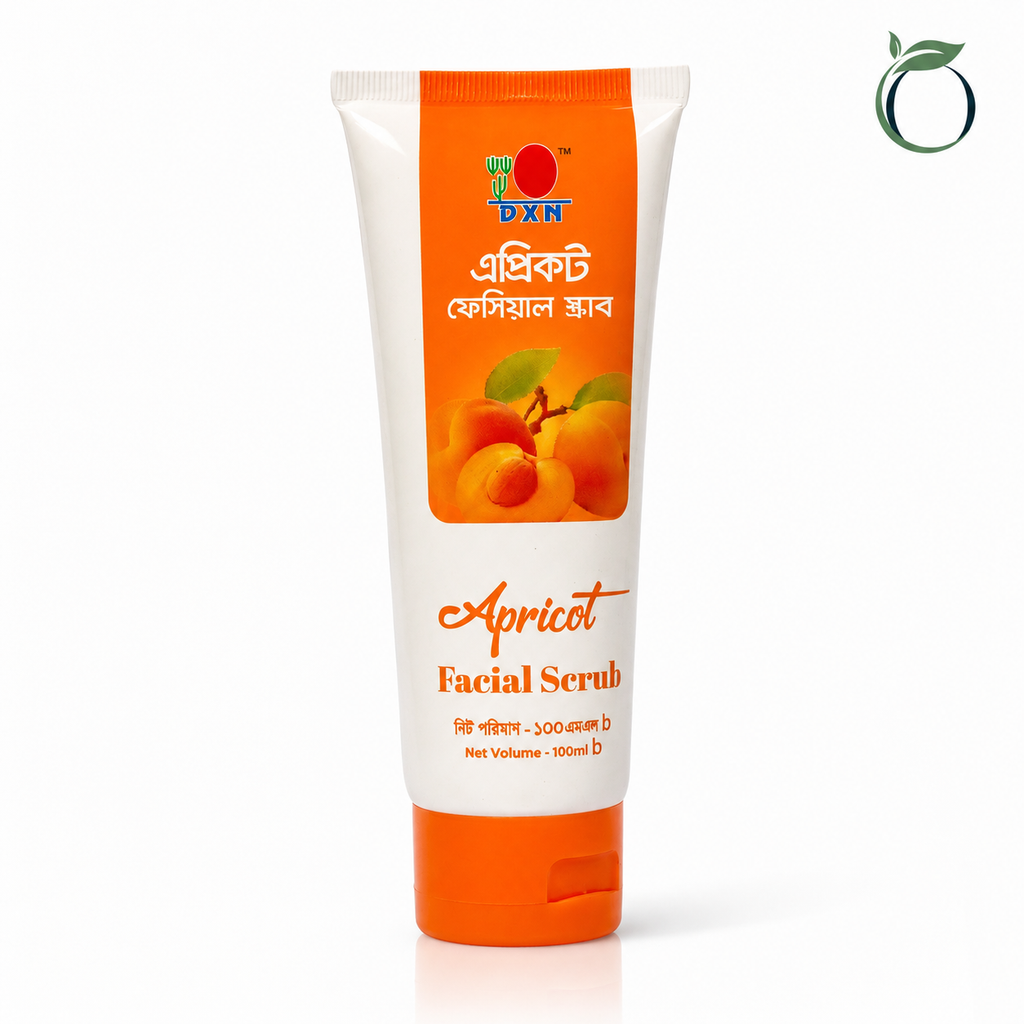 DXN Apricot Facial Scrub 100ml Gentle Exfoliating Face Scrub