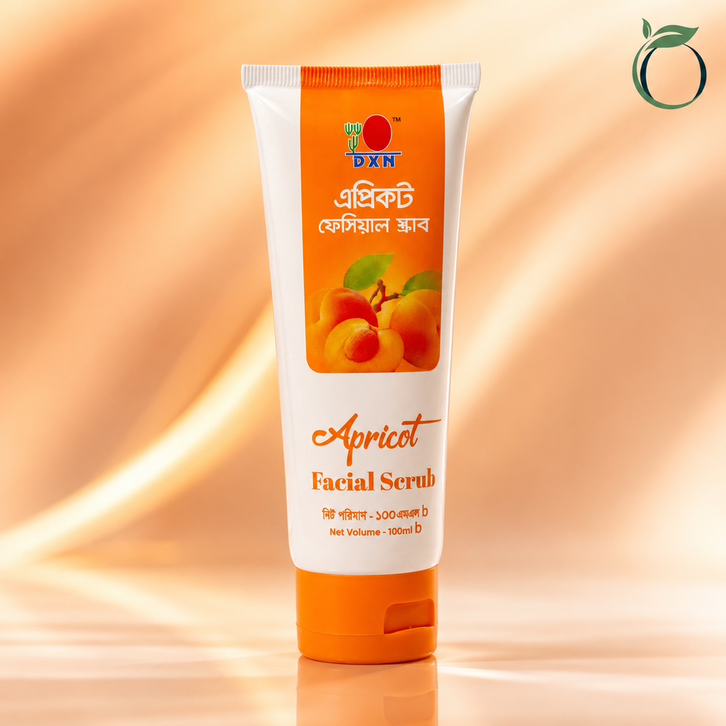 DXN Apricot Facial Scrub 100ml Gentle Exfoliating Face Scrub