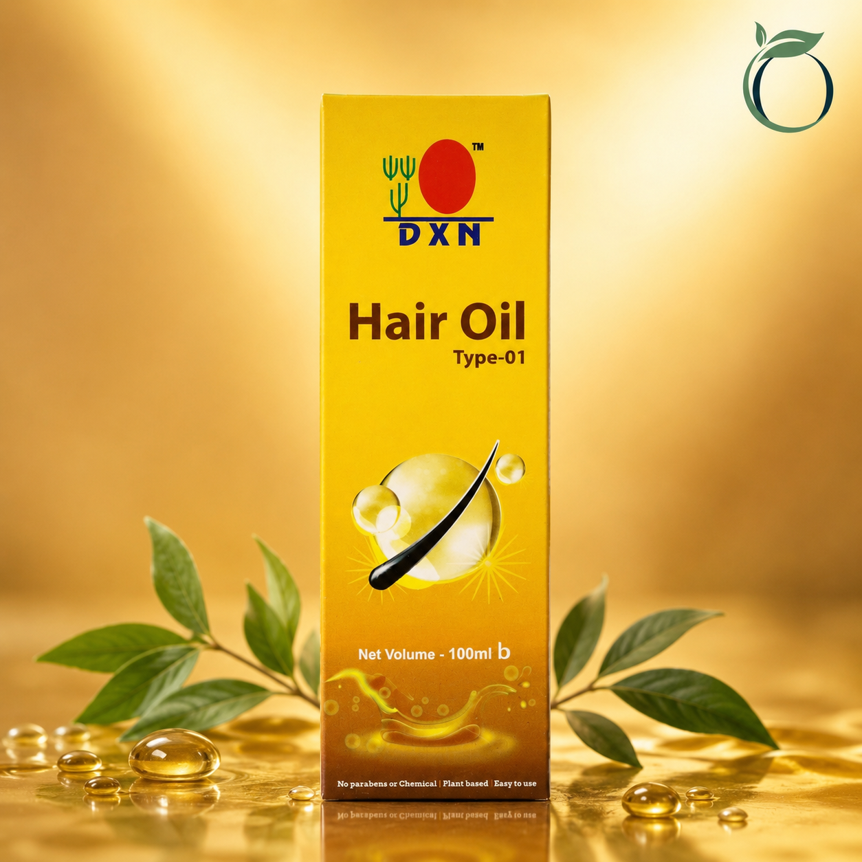 DXN Hair Oil Type-01 100ml Plant-Based Hair Care Oil for Dry Hair