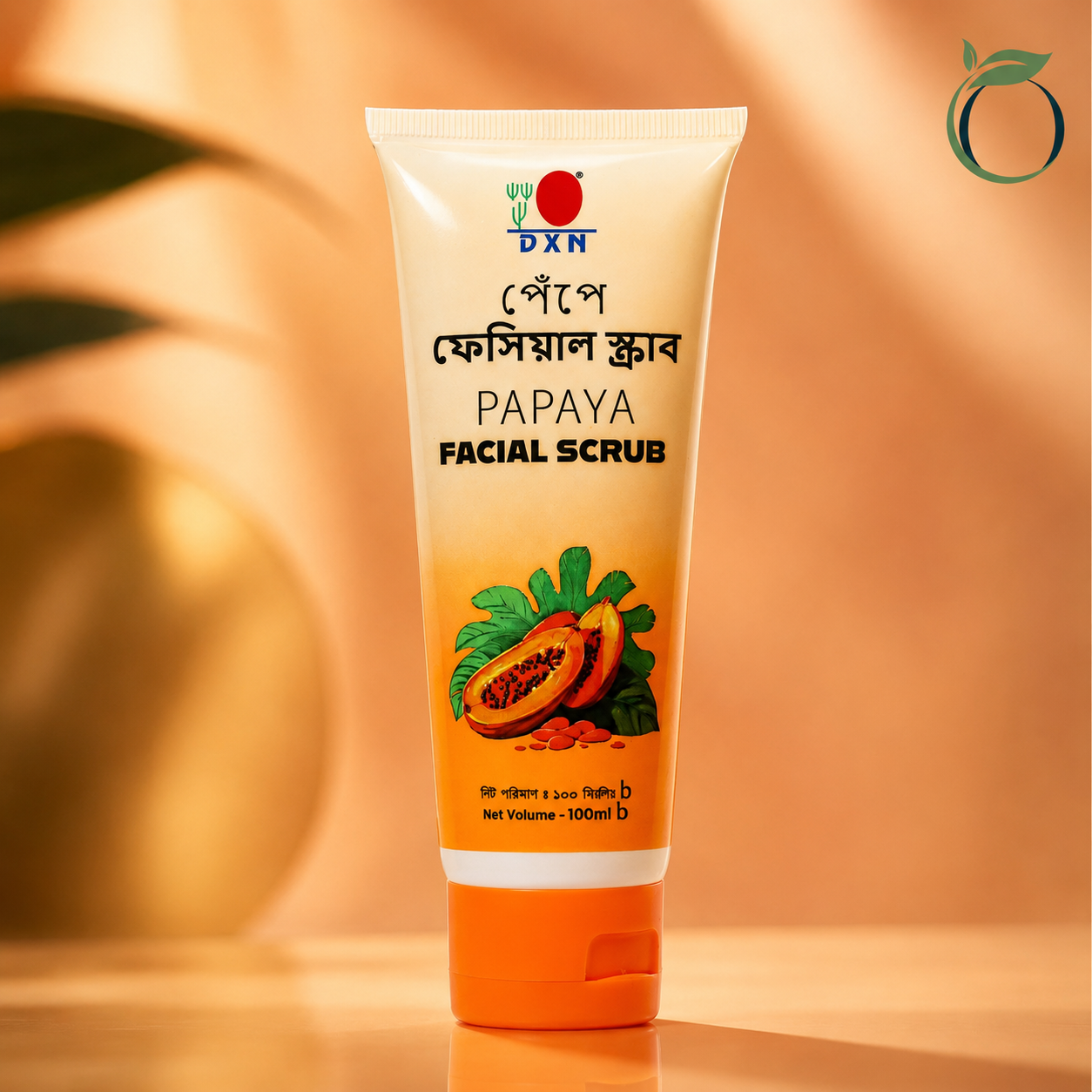 DXN Papaya Facial Scrub 100ml Gentle Scrub for Glowing Skin Care