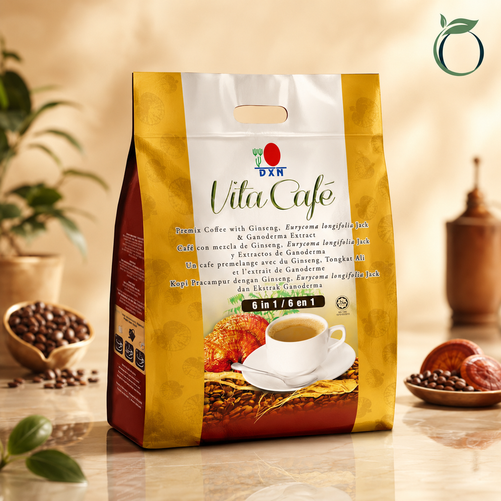 DXN Vita Cafe 6 in 1 Ginseng Ganoderma Instant Coffee Premix