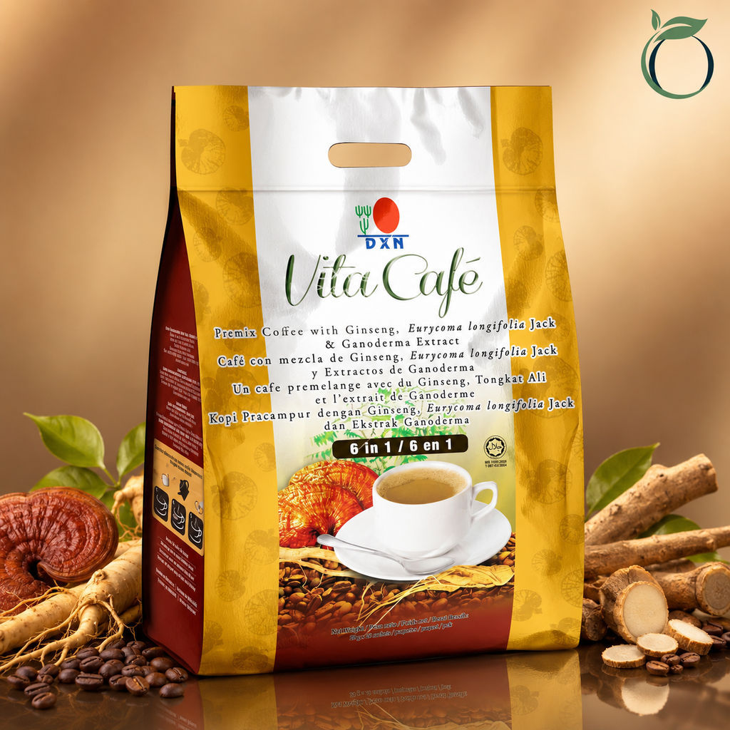 DXN Vita Cafe 6 in 1 Ginseng Ganoderma Instant Coffee Premix